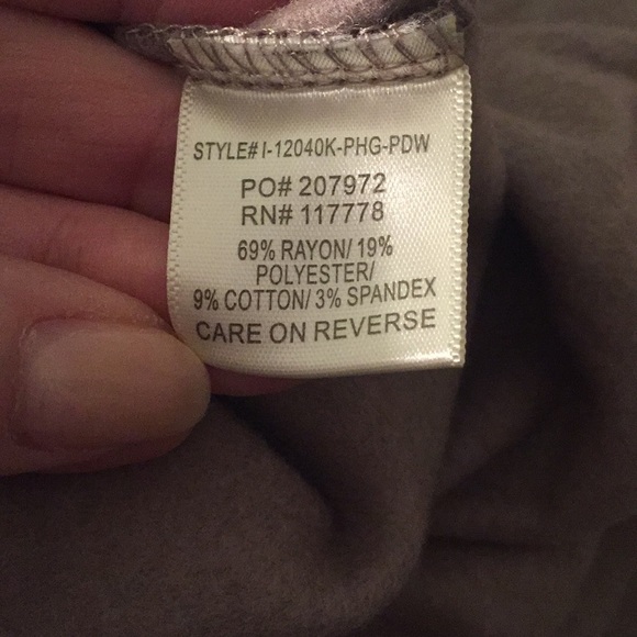 LOVESTITCH Faryn Side Tie Pullover, Putty, L - Picture 13 of 14